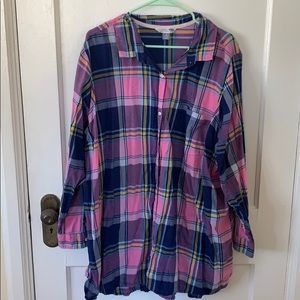 Light weight button up